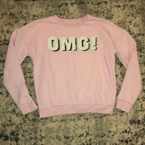 OMG! Sequenced Sweat Shirt